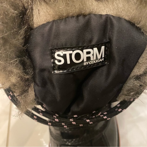 Girls Snowboots Black and Pink Waterproof - Picture 6 of 6